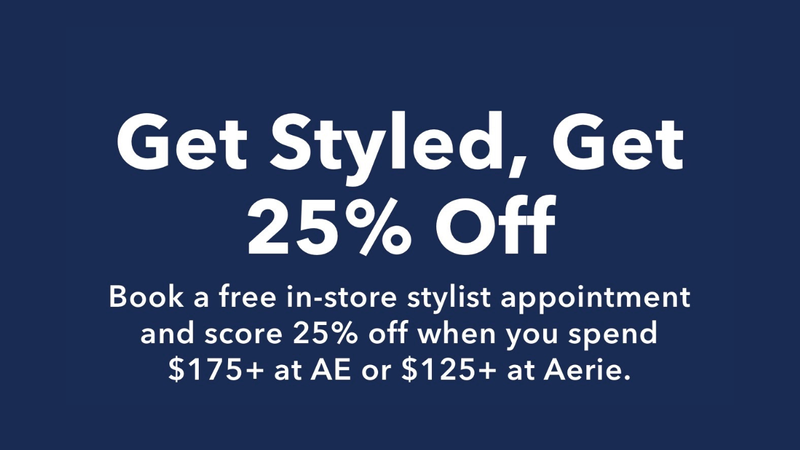 Get Styled & Save at American Eagle