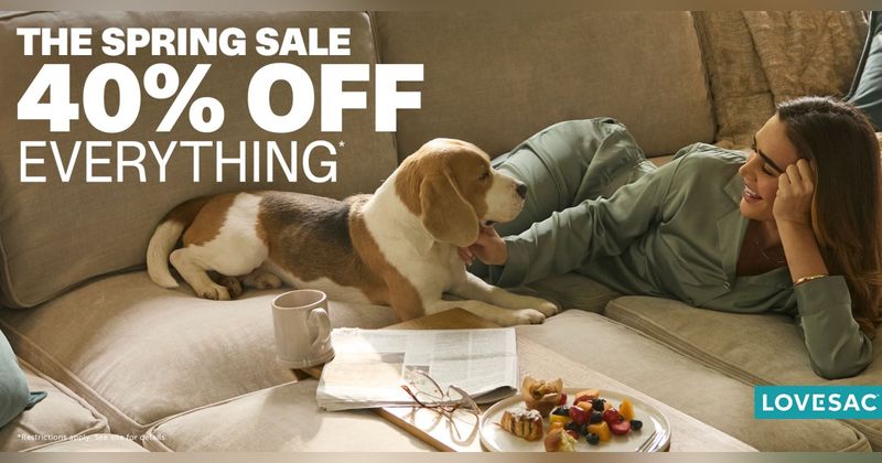 THE SPRING SALE 40% Off Everything*