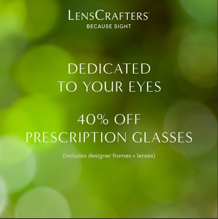 40% off Prescription Glasses