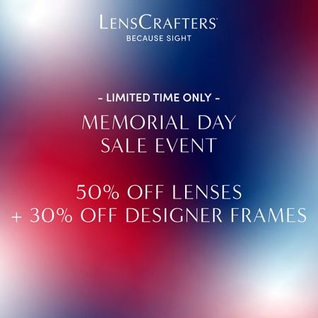 Memorial Day Sale Event!