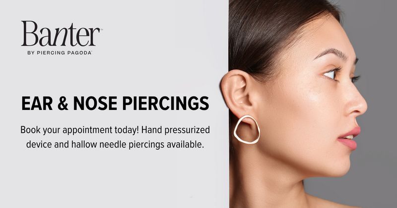 Get your ear and nose pierced today! - Jefferson Mall